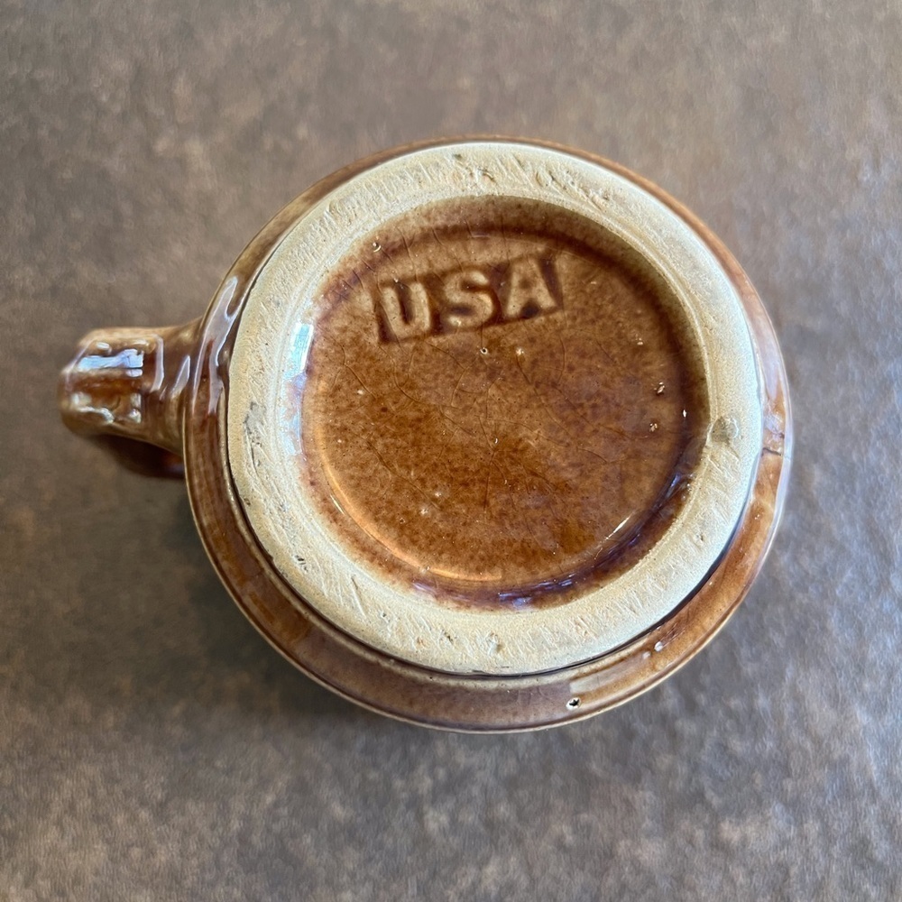Primitive Little Brown Pitcher - Picture 8 of 9